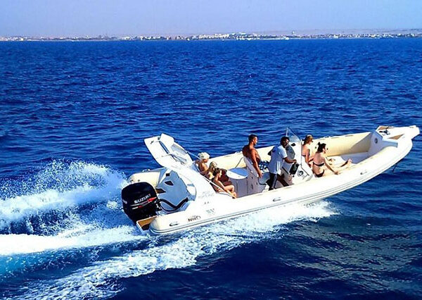 Motorboat to Both Islands Orange By and Hula Hula